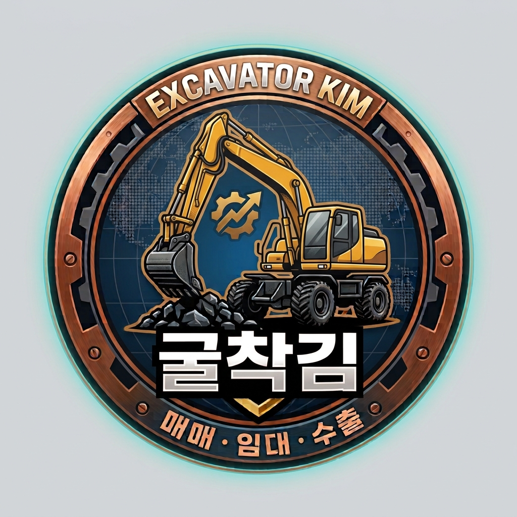 김건훈 로고 굴착김 로고